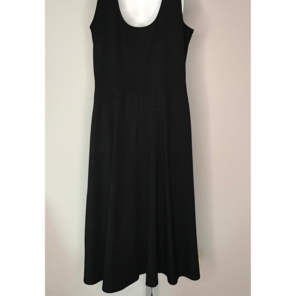 A New Day XL Womens Black Scoop Neck Sleeveless Maxi Tank Dress Lagenlook Resort - Picture 6 of 14